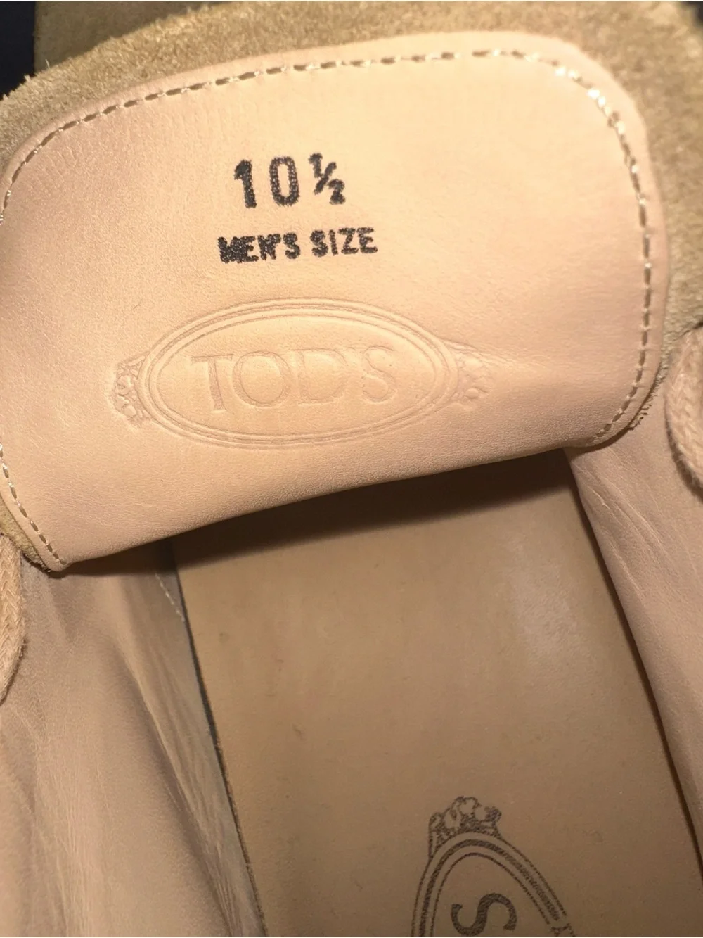 Tod's Polacco Chukka Boots in Light Tan. Sz 10 1/2 New